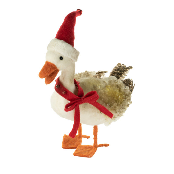 inflatable rubber duck with santa hat
